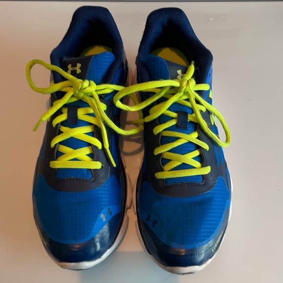 🎉HP Mens under armour 4D Foam storm size 8 blue sneakers athletic running shoes